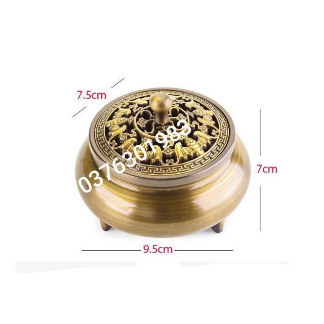 Lư xông trầm bằng đồng nguyên chất,đỉnh xông trầm bằng đồng.