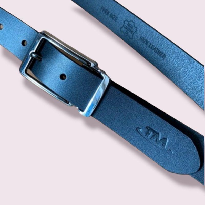 Thắt Lưng Nam da bò Nguyên Tấm Khóa Kim kẹp Tầng Dây Nịt nam bản nhỏ 3.5cm TM30-CA SAU TUAN MINH bảo hành hai năm