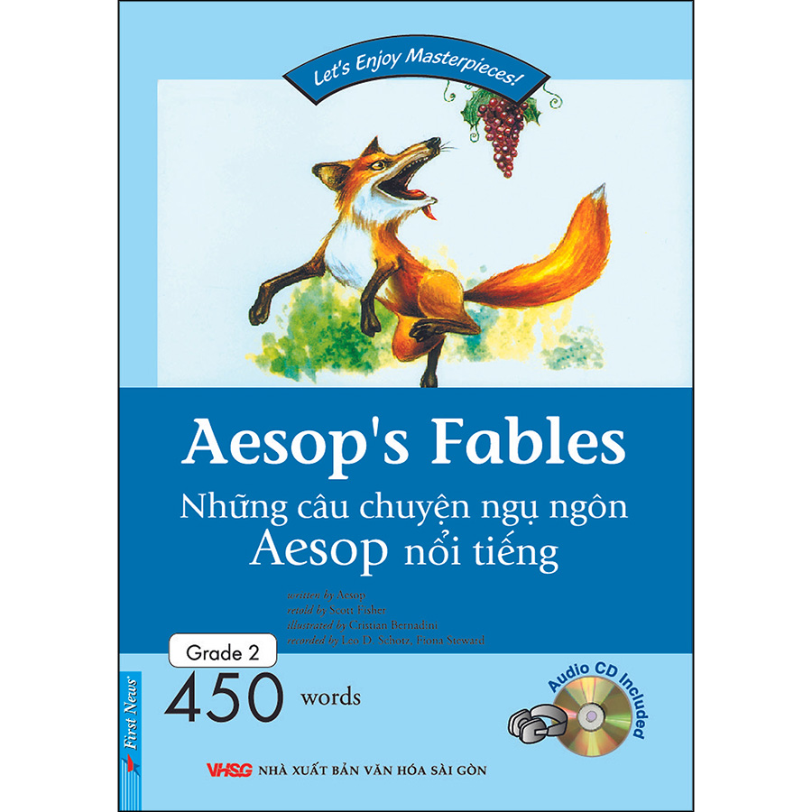 Sách Happy Reader - Aesop's Fables (Kèm CD) - Tái Bản