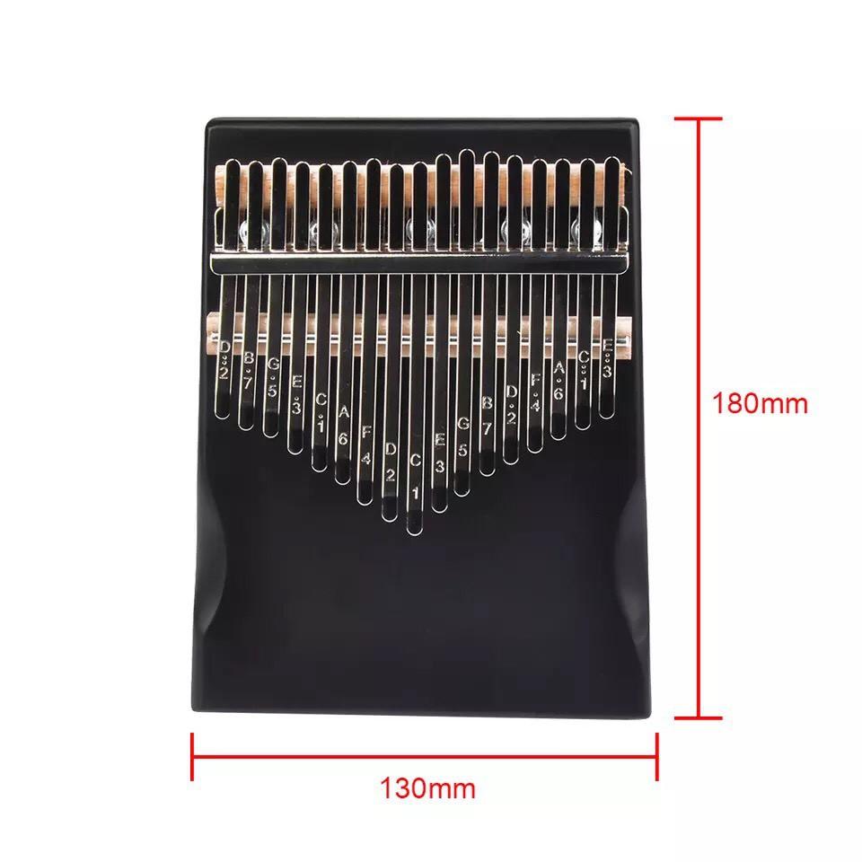 KA04 Đàn Kalimba 17 Phím - Đàn Kalimba Thumbs Piano Sử Dụng Ngón Tay TẶNG KÈM Búa Chỉnh Âm, Giấy Dán Nốt, Túi đựng