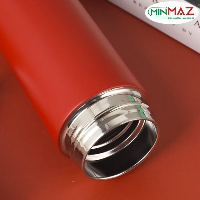 Bình Giữ Nhiệt Hiển Thị Nhiệt Độ Cảm Ứng, Bình Giữ Nhiệt Kèm Nhiệt Kế Đo Nhiệt Độ Thông Minh Inox 500ml