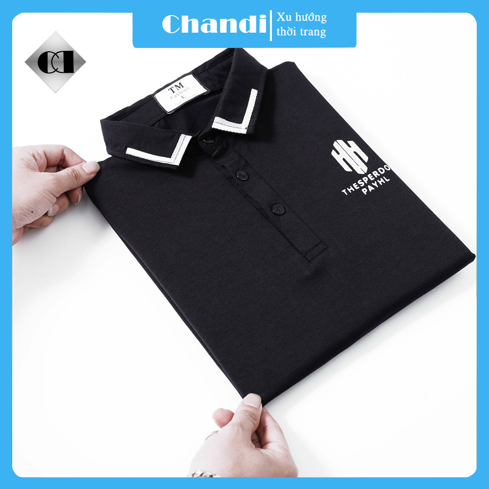 Áo Thun Nam Ngắn Tay Có Cổ Chandi, Chất Thun Cotton Xịn Thấm Hút Mồ Hôi Mẫu Mới Hot Trend 2022 NB2