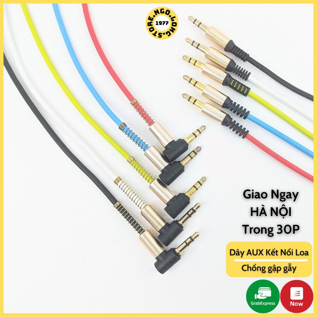 Dây AUX Kết Nối Loa 2 đầu 3.5mm dây 2 đầu 3.5mm dành cho audio kết nối loa, laptop, điện thoại