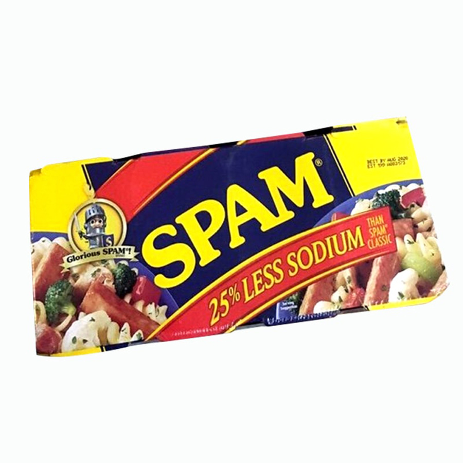 Thịt Hộp Hormel Spam Less Sodium 340g