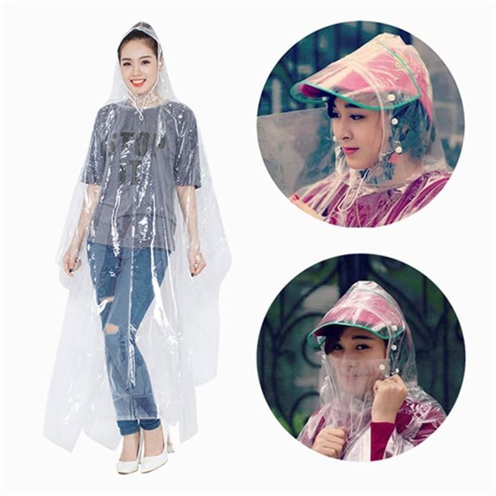 Áo Mưa Trong Suốt Thời Trang Loại Dày AM02