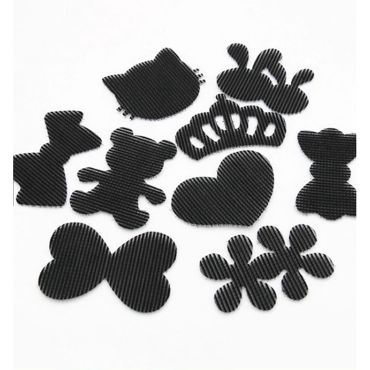 Set 2 Miếng dán giữ mái tóc trang điểm nhũ kim tuyến lấp lánh Size 9cm, Thời trang, Tiện dụng, Xinh xắn, Dễ thương, Cute