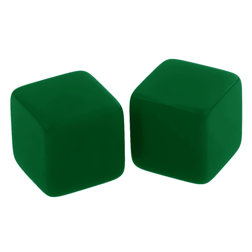 Set/25pcs Blank Dice D6 16mm/0.62'' D&D RPG Boardgame Playing Game Accessory