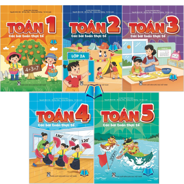 Sách - Toán 1.2.3.4.5 - Các Bài Toán Thực Tế Combo/Lẻ