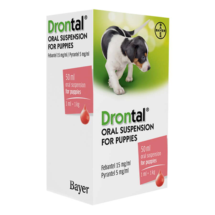 Thuốc Tẩy Giun Sán Cho Chó Con Drontal Puppy Bayer (50ml)