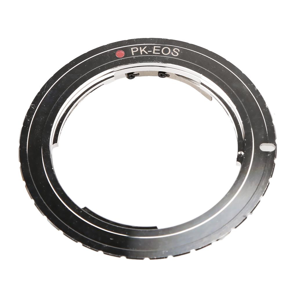 Camera Adapter Tube Lens Adapter Ring for Pentax PK Mount Lens to Canon EOS