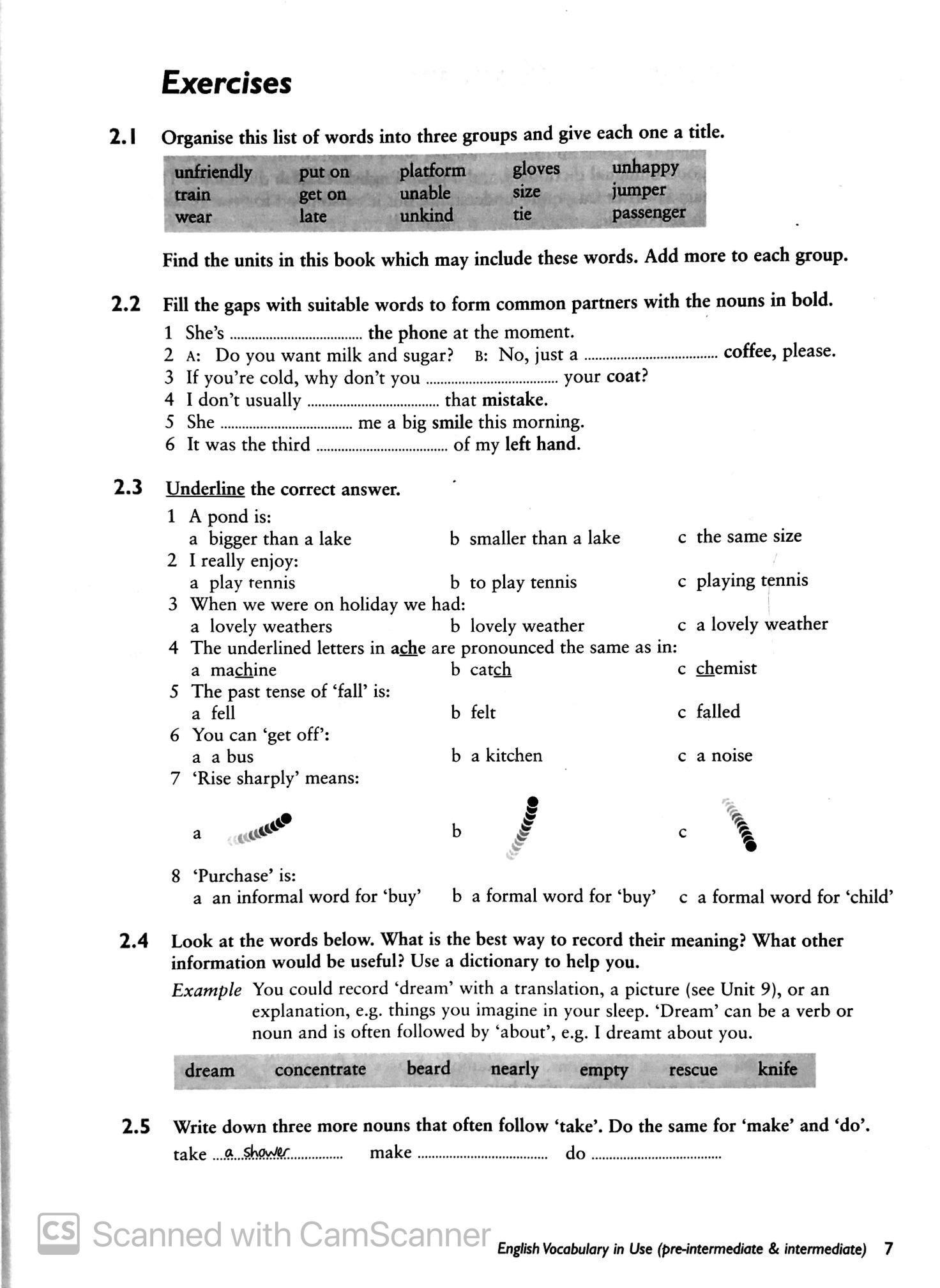 English Vocabulary In Use - Pre-intermediate & Intermediate