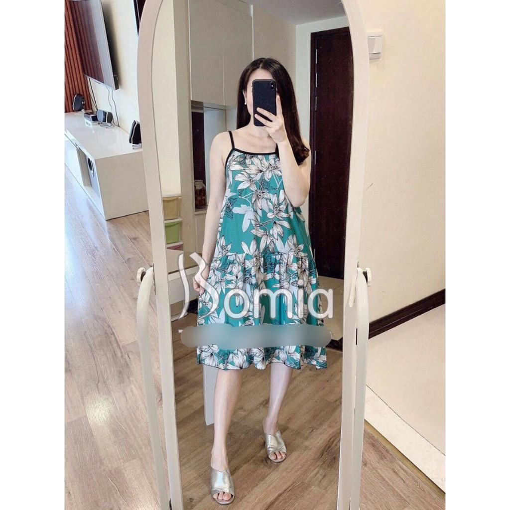 Váy lanh 2 dây - váy bầu - váy suông