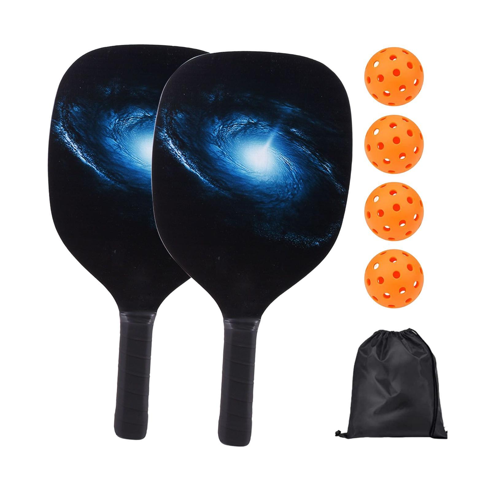 Pickleball Paddles  Wooden Outdoor and Indoor Use for Beginners Portable
