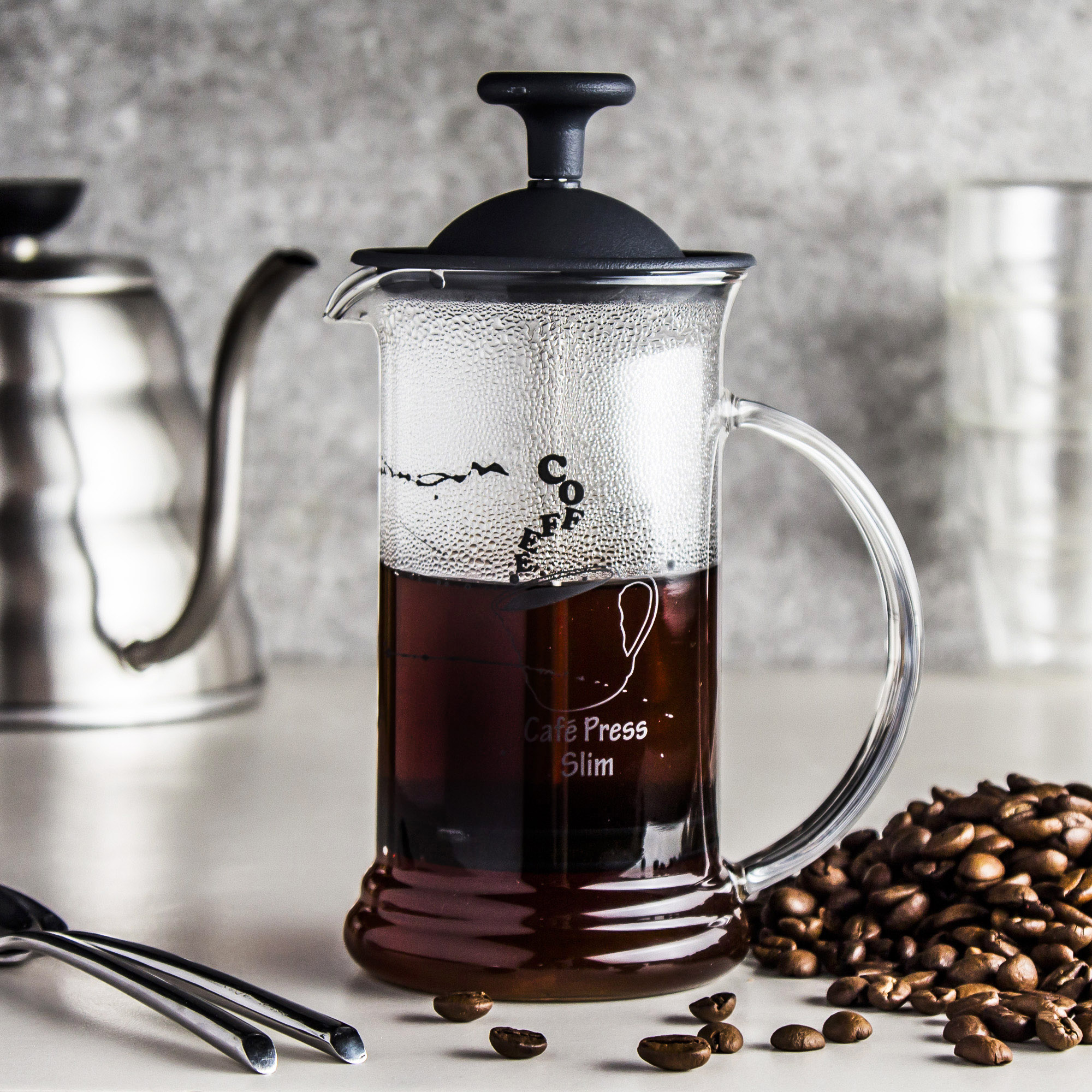 Bình Pha Cà Phê French Press Hario Cafe Press Slim S 240ml