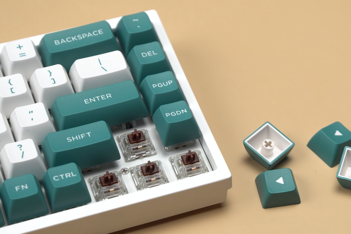 Bàn phím cơ FL-Esports FL680SAM (Night Black/Peach/Aqua Green/Purple/Banana) 3 mode - Hàng chính hãng