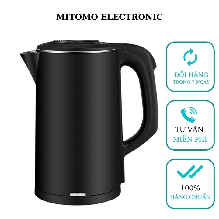 Ấm siêu tốc 2.3l inox 304 ĐUN SÔI THÔNG THƯỜNG