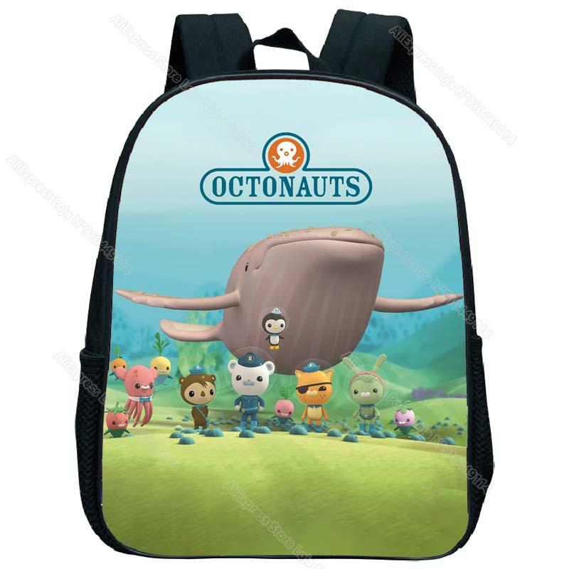 Octonauts Tập Đi Mẫu Giáo Ba Lô Trẻ Em Hình Hoạt Hình Ba Lô Trẻ Em Anime Có Túi Bé Bắt Đầu Học Quà Tặng Dành Tất