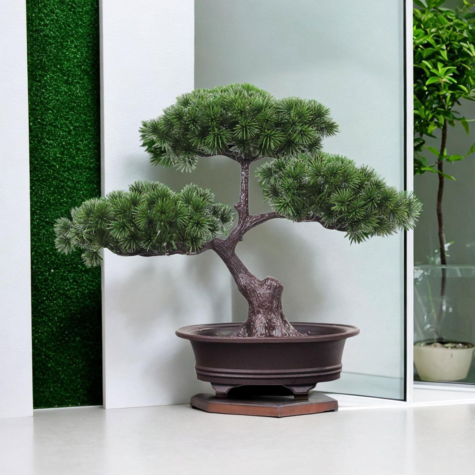 Artificial Welcoming Tree Pot Plant Bonsai Versatile for Hall Vestibule