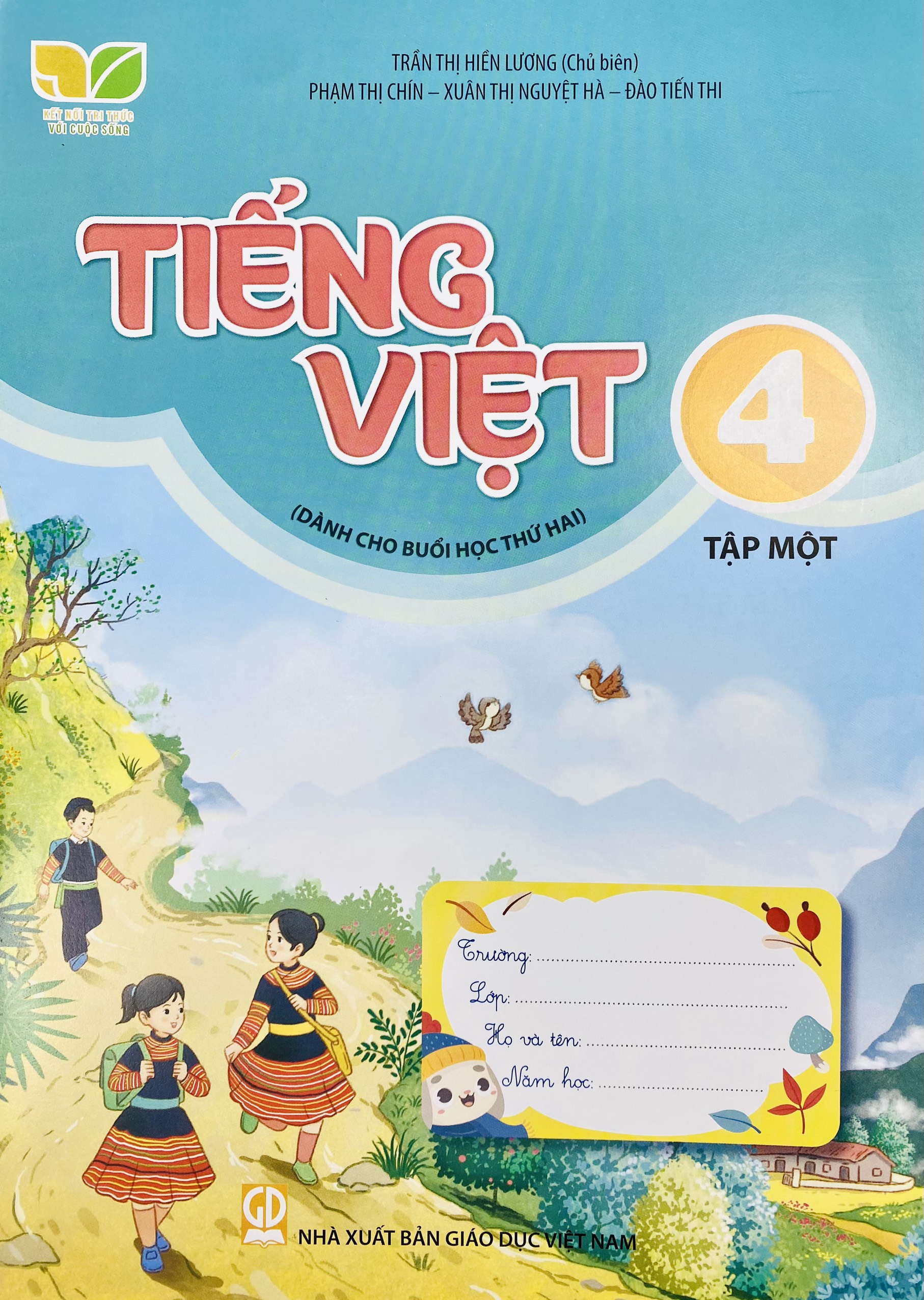 Combo 2 cuốn Tiếng việt lớp 4 tập 1+2 Dành cho buổi học thứ 2 (Kết nối tri thức với cuộc sống)