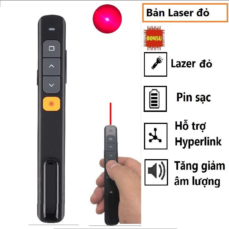 Bút trình chiếu đèn lazer màu xanh cho màn hình TV, máy chiếu dùng pin sạc