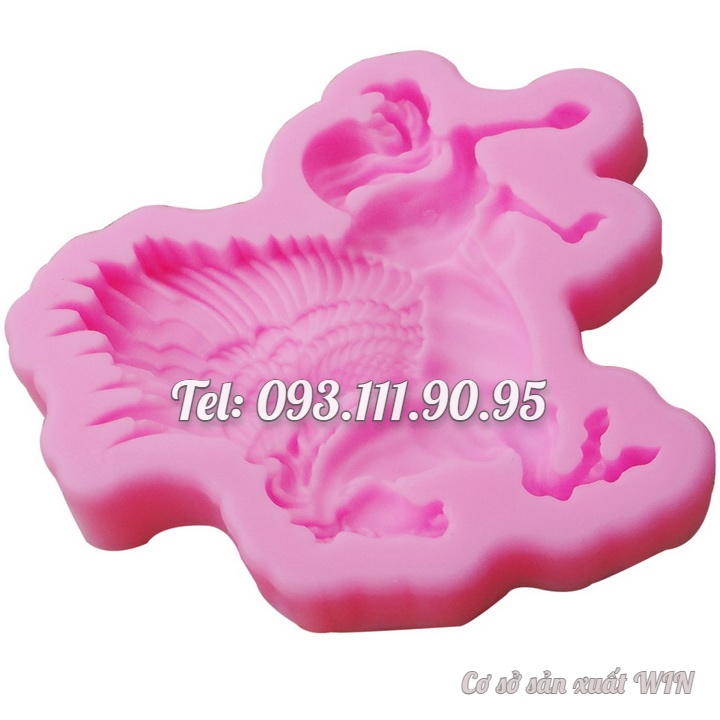 Khuôn rau câu silicon ngựa bay – Mã số 1691