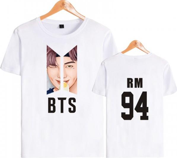 Áo BTS in  hình RM áo phông in 2 mặt