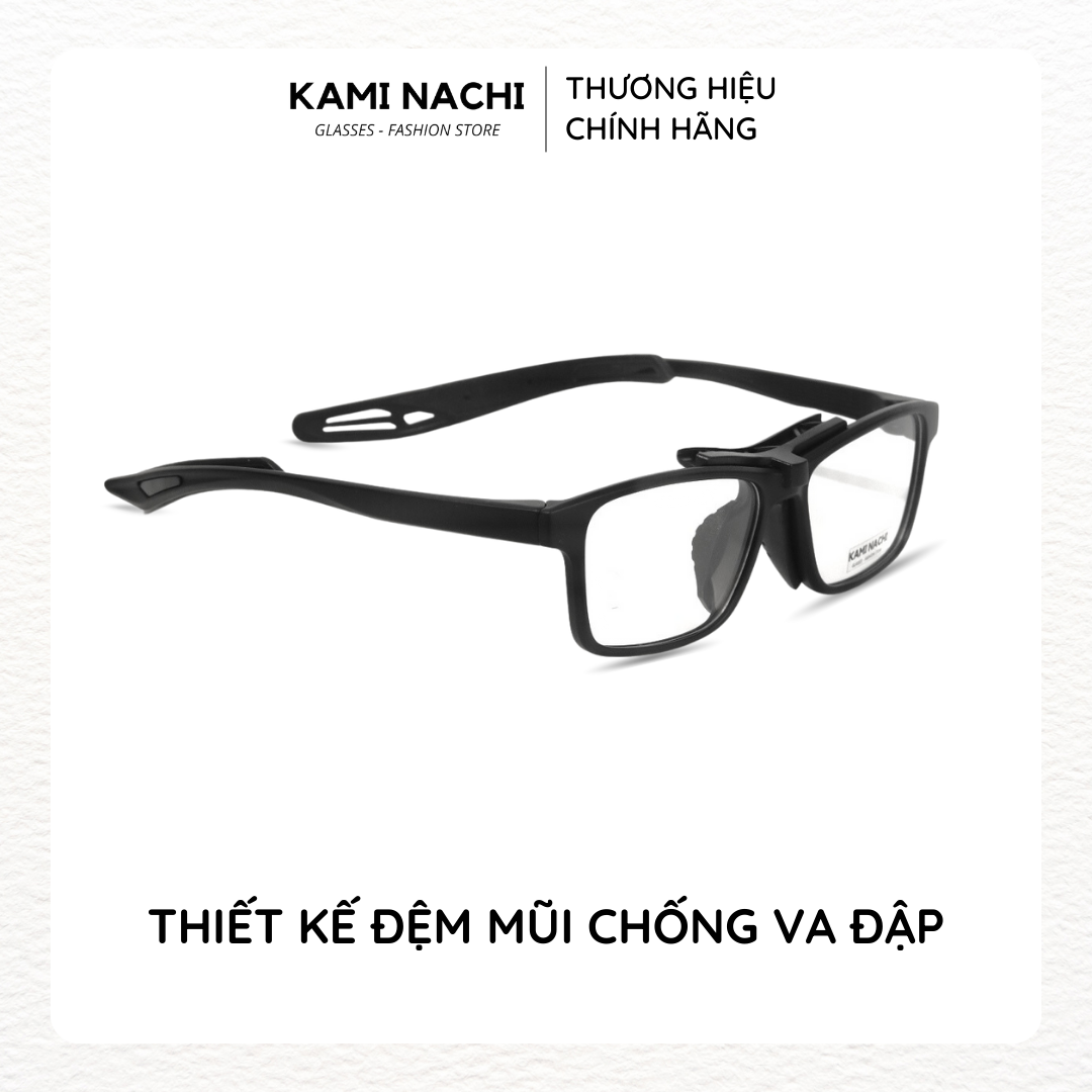 Gọng kính thể thao nâng cấp KAMI NACHI chuyên dụng cho người chơi thể thao, đá banh, bóng rổ