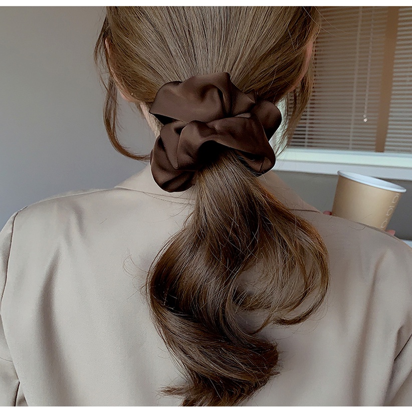 Dây buộc tóc vải scrunchies phụ kiện thời trang dễ thương đáng yêu - Storevanshop CT0003