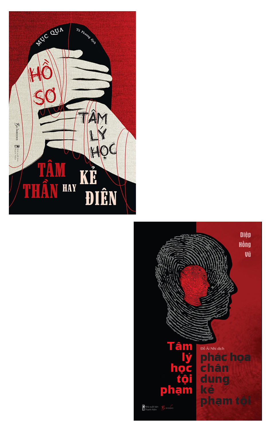 Combo Tâm Lý Học Tội Phạm - Phác Họa Chân Dung Kẻ Phạm Tội Hồ Sơ Tâm Lý Học Tâm Thần Hay Kẻ Điên Bộ 2 Cuốn Az