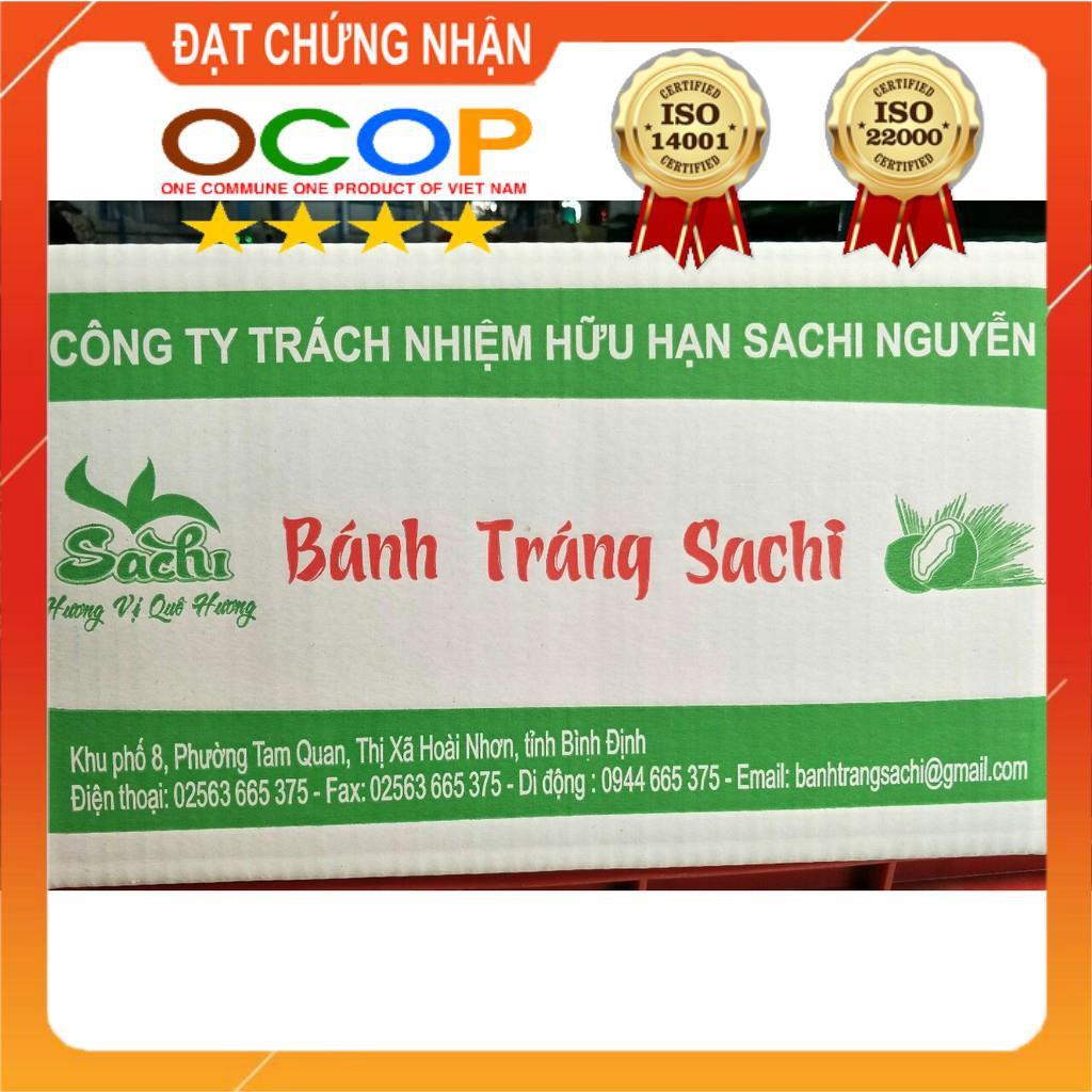 Thùng 25 Gói Loại 75Gram, Bánh Tráng Gạo Mè Cao Cấp Nướng Sẵn Sachi