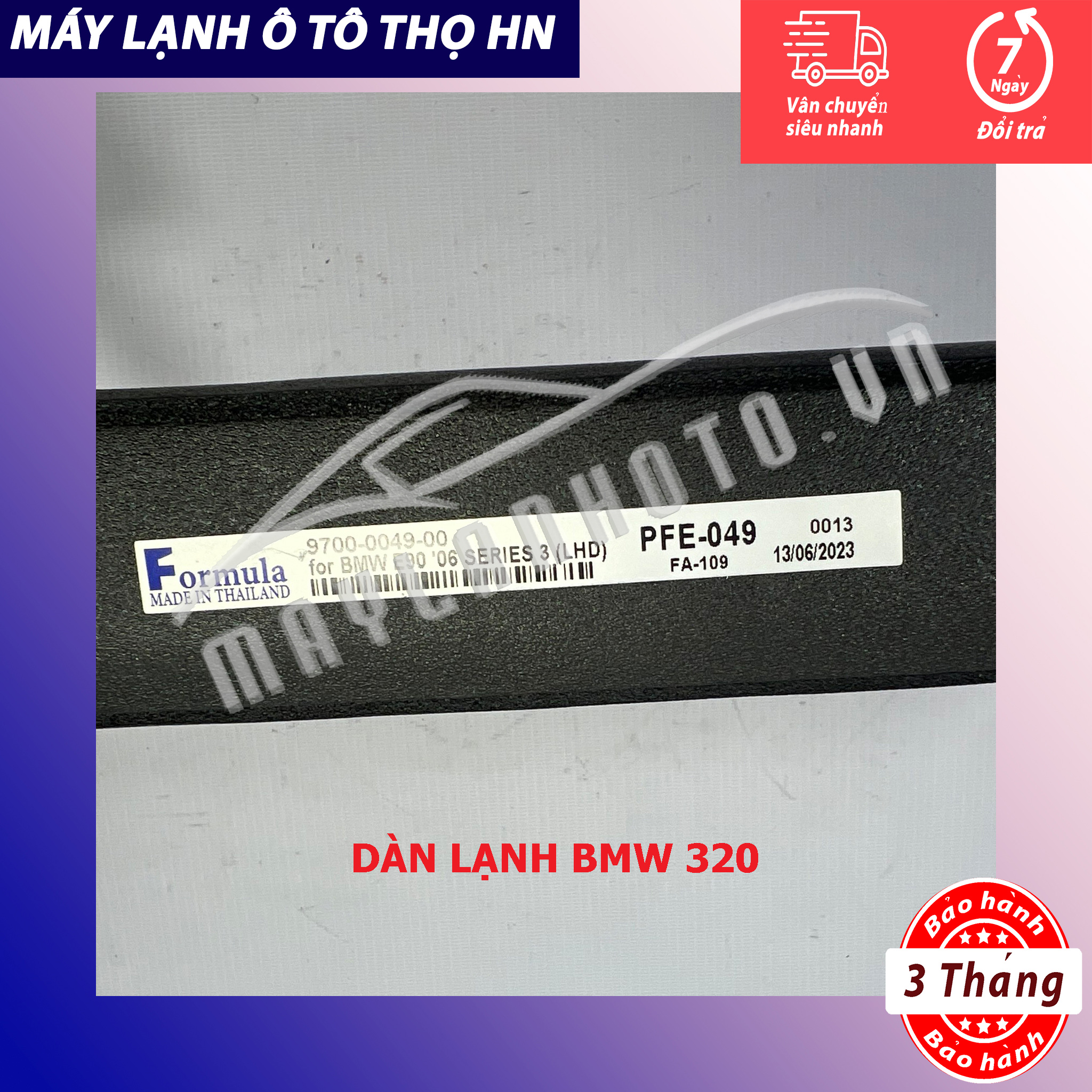 Dàn lạnh BMW 318i - 320i - 325i 2008-2009-2010-2011-2012-2013 Hàng xịn Thái Lan 08 09 10 11 12 13
