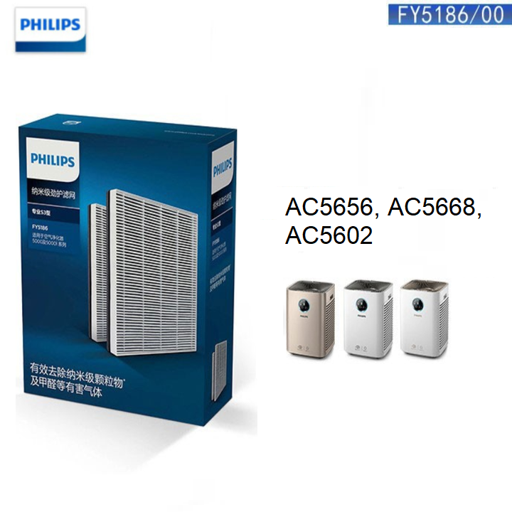 Hàng Nhập Khẩu - Tấm lọc, màng lọc thay thế Philips FY5186/00 dùng cho các mã AC5656, AC5668, AC5602