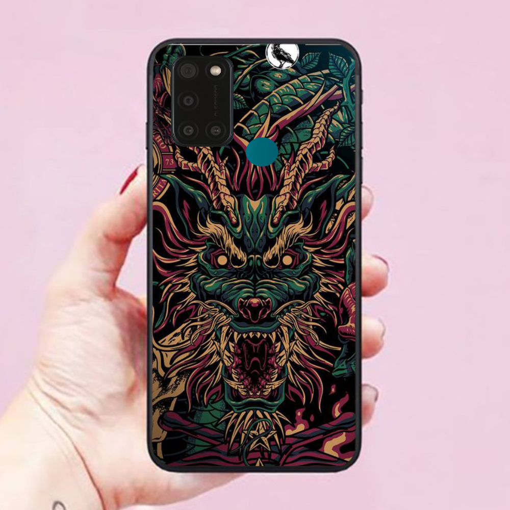 Ốp lưng dành cho điện thoại Realme C17 / Realme 7i Hình Rồng Lửa