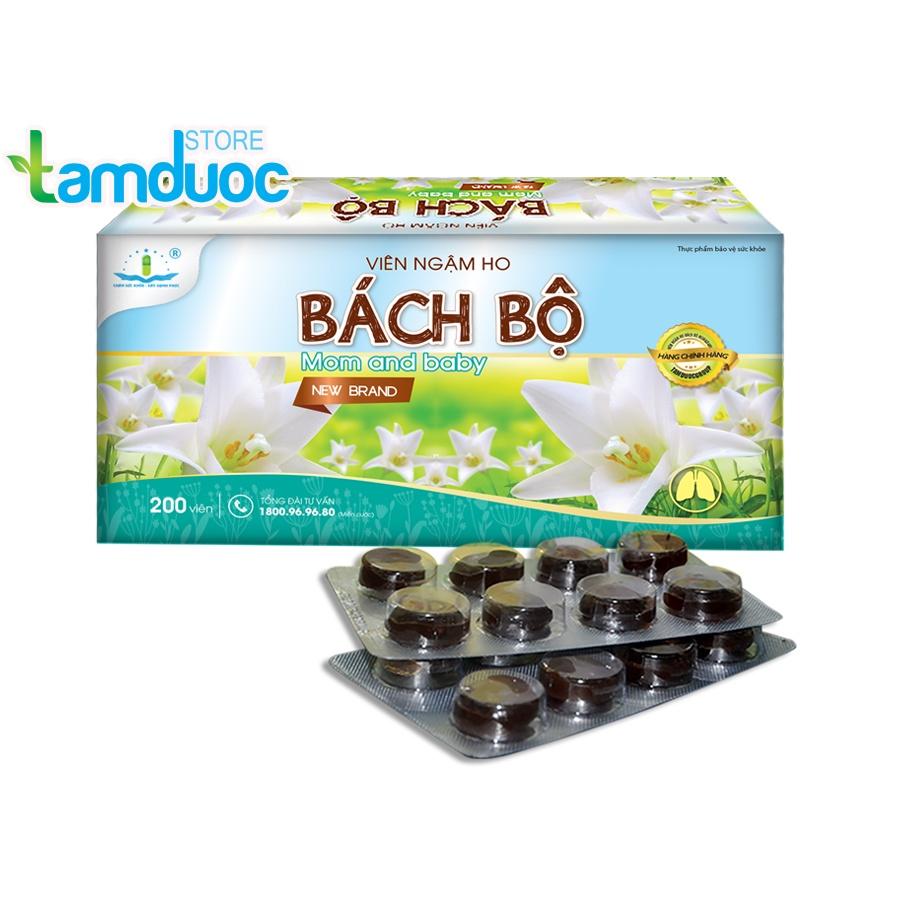 Viên Ngậm Ho Bách Bộ Mom and Baby New Brand