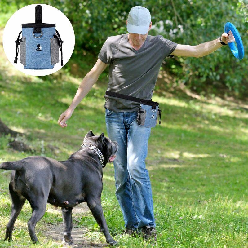 Túi mặc quần áo cho chó, xử lý túi, túi quần vật nuôi với kẹp đai có thể điều chỉnh cho chai nước, clicker và các phụ kiện khác