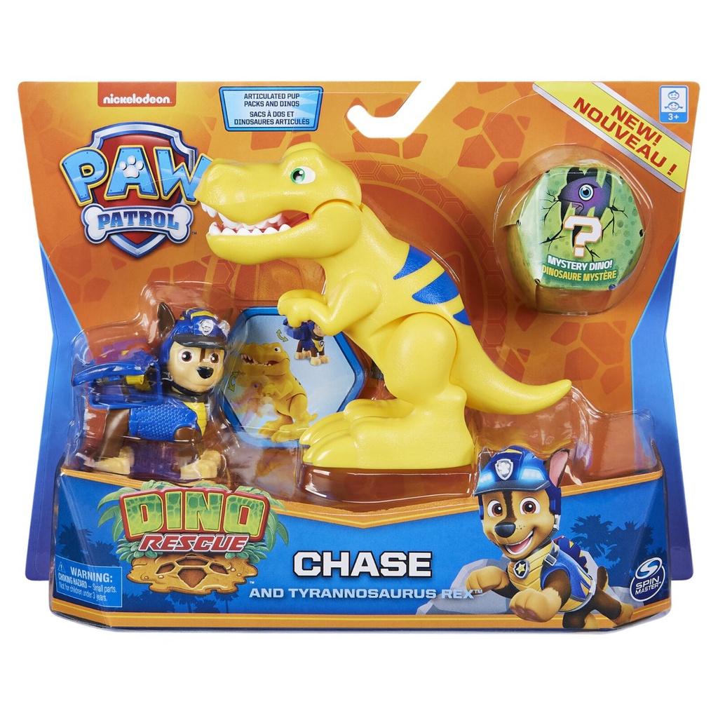 Đồ chơi PAW Patrol Dino Rescue Chase and Dinosaur Action Figure