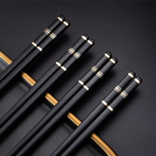 Set 10 đôi Đũa kháng khuẩn Cao Cấp Nhật Bản Bambo Chopstic Làm Từ Sợi Thủy Tinh Tổng Hợp Chịu Nhiệt Cao