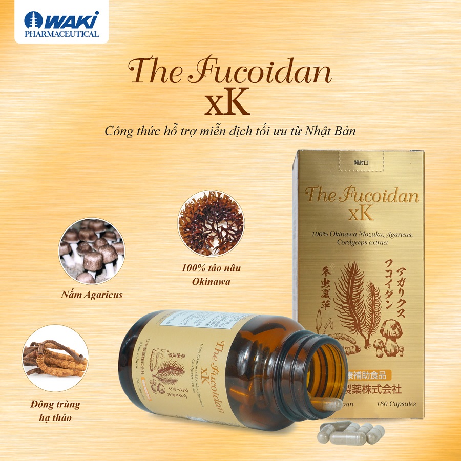 Thực phẩm bảo vệ sức khỏe THE FUCOIDAN xK tặng 24 viên trị giá 704k