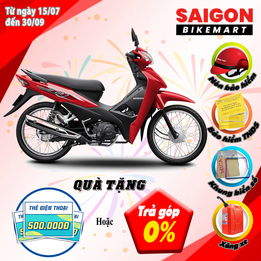 Xe máy Honda Wave Alpha Phiên bản Tiêu Chuẩn 2024