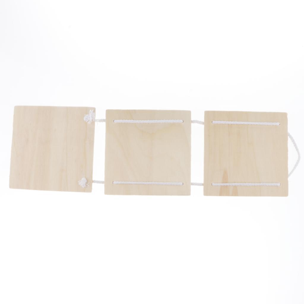 Unfinished Wooden Hanging Sign Board Pendant Ornaments Home Christmas Decors