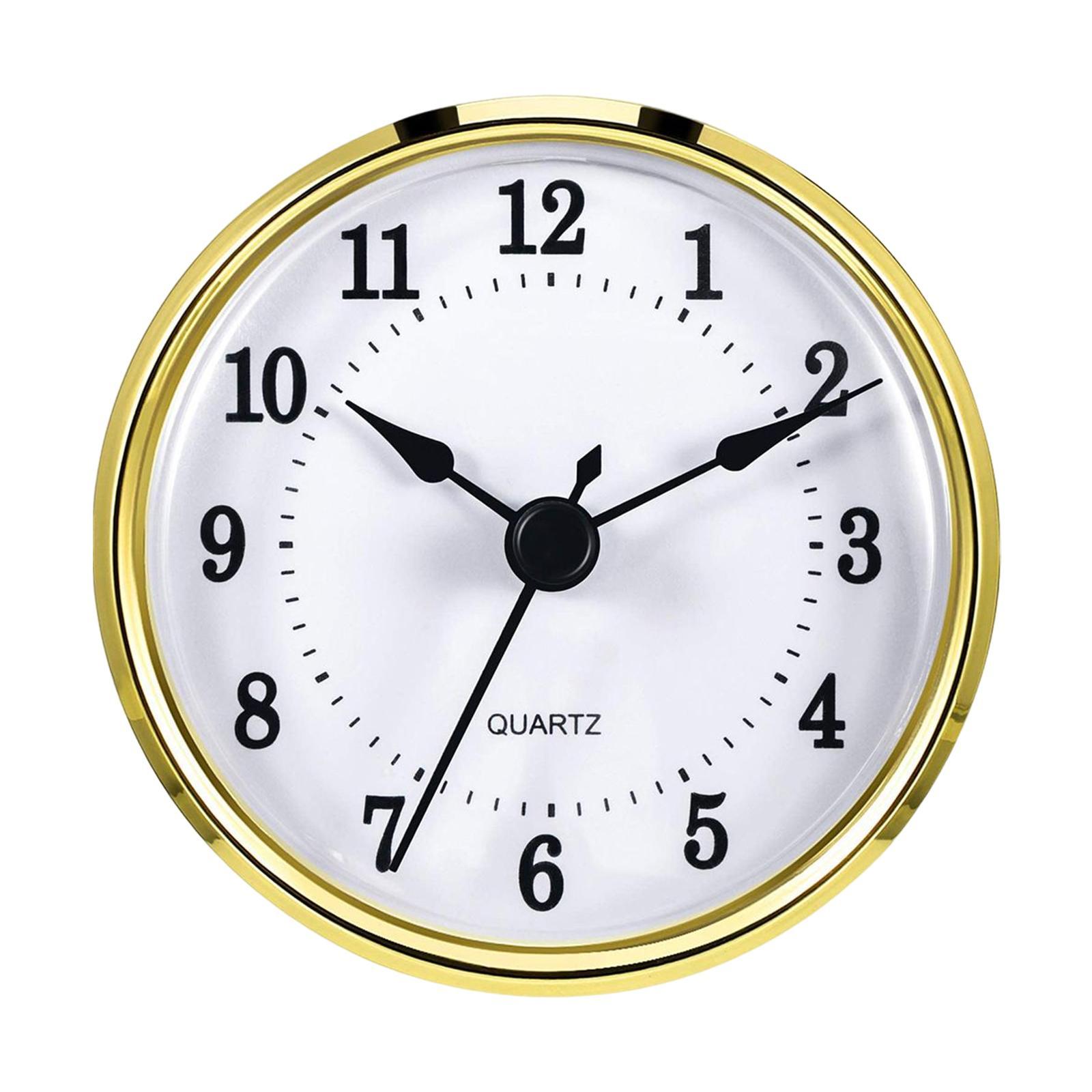 3-1/8 inch Clock Insert Round for Home Wall