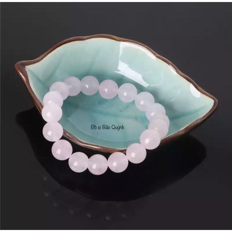 Vòng tay màu hồng, kiểu đơn giản, freesize