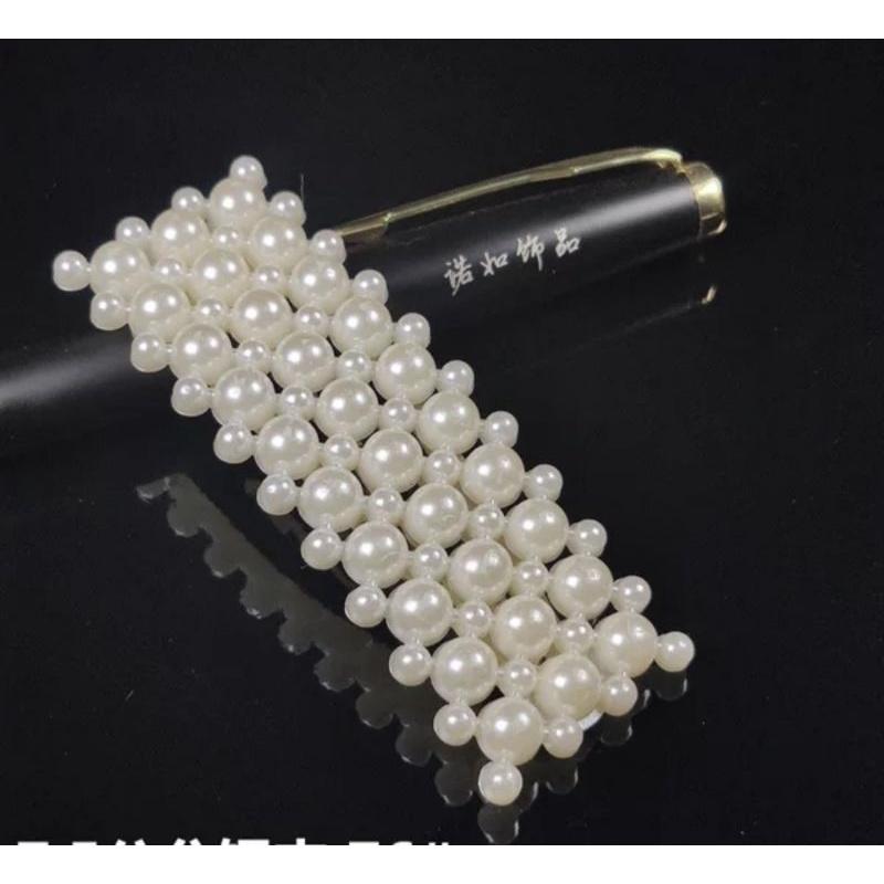 Set 5 kẹp mái ngọc trai nhân tạo hot