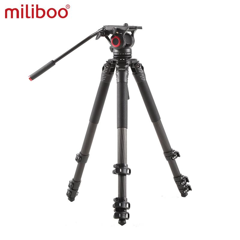 Miliboo T34 Chân máy ảnh xem chim chuyên nghiệp có đầu chất lỏng Chiều cao 181cm cho máy quay chuyên nghiệp/Video/Mili kỹ thuật số