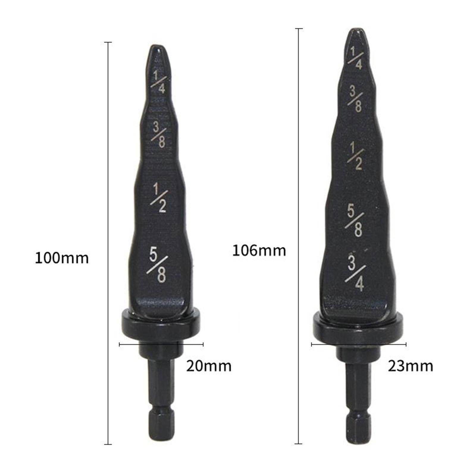 2x Pipe Expander Drill Professional Refrigeration Tubing Tools Manual Tool