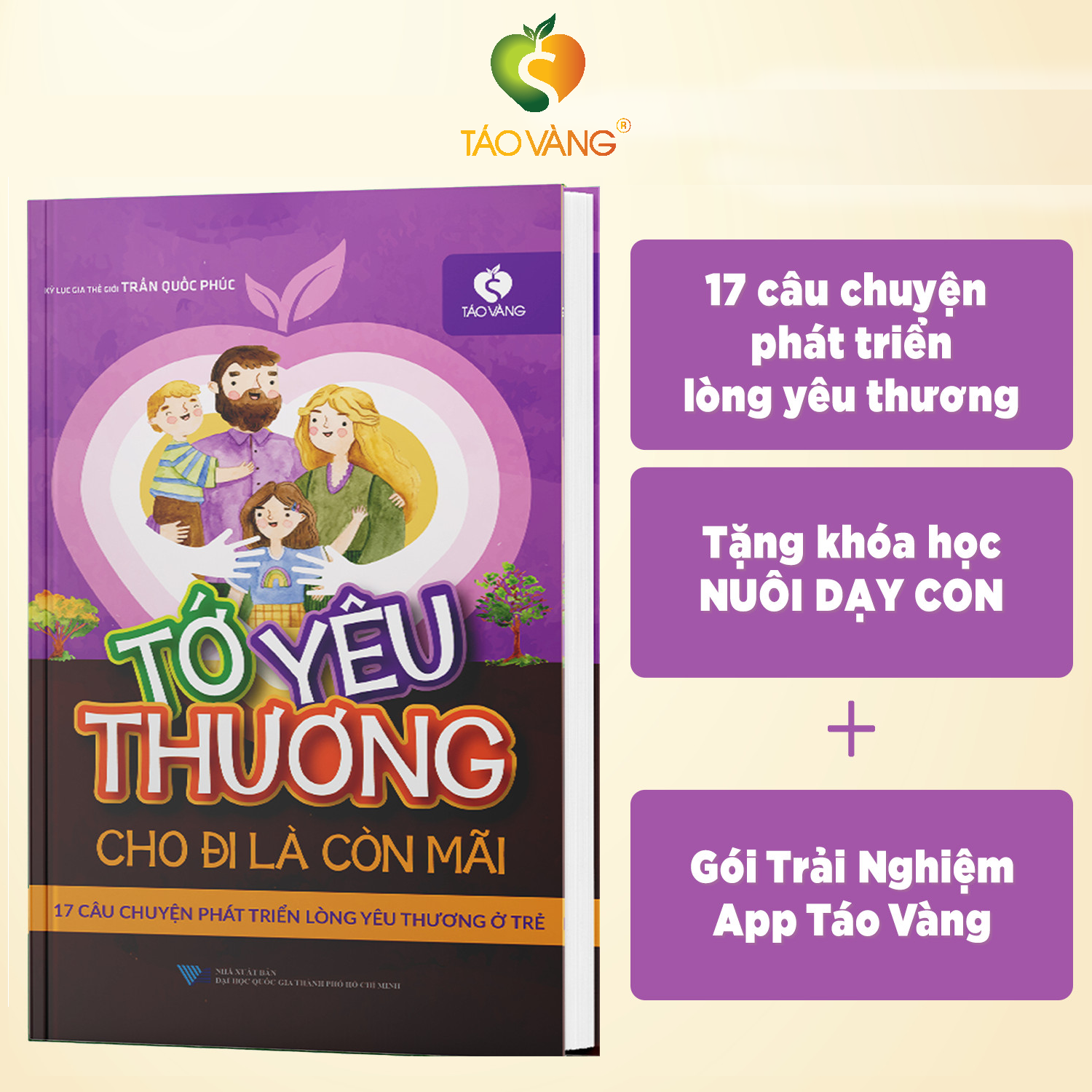 Sách Cho Bé 3 Tuổi Đến 12 Tuổi TÁO VÀNG Tớ Yêu Thương Phát Triển Lòng Yêu Thương Của Trẻ