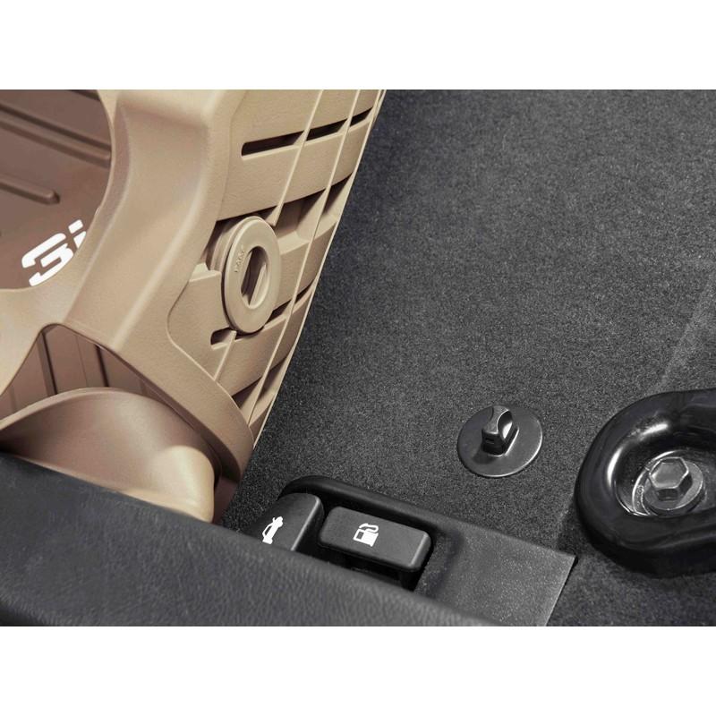 Thảm lót sàn xe ô tô TOYOTA LAND CRUISER 2011- đến nay Nhãn hiệu Macsim 3W chất liệu nhựa TPE đúc khuôn cao cấp -màu đen đen