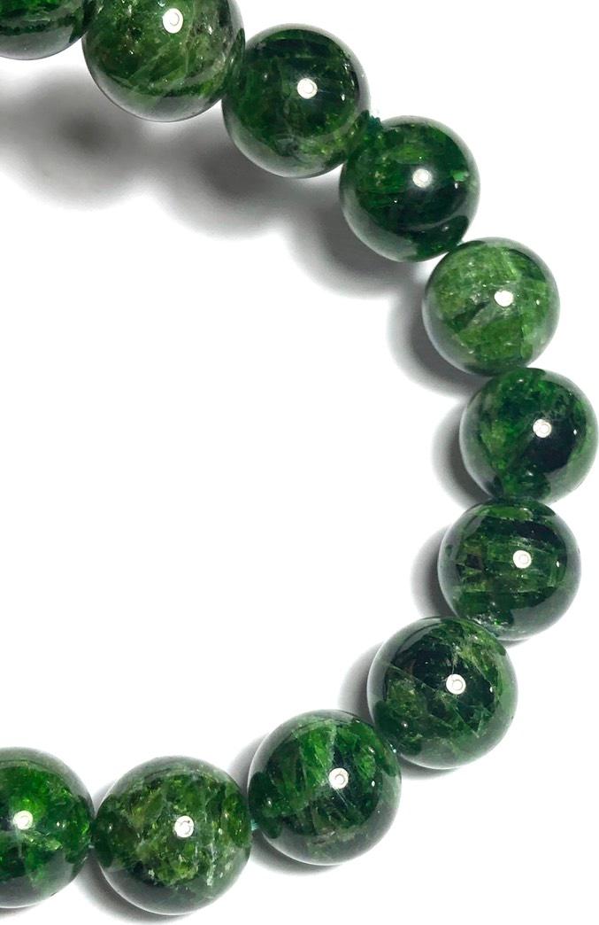 Vòng tay đá diopsite tự nhiên 11mm - HANMYNGHE