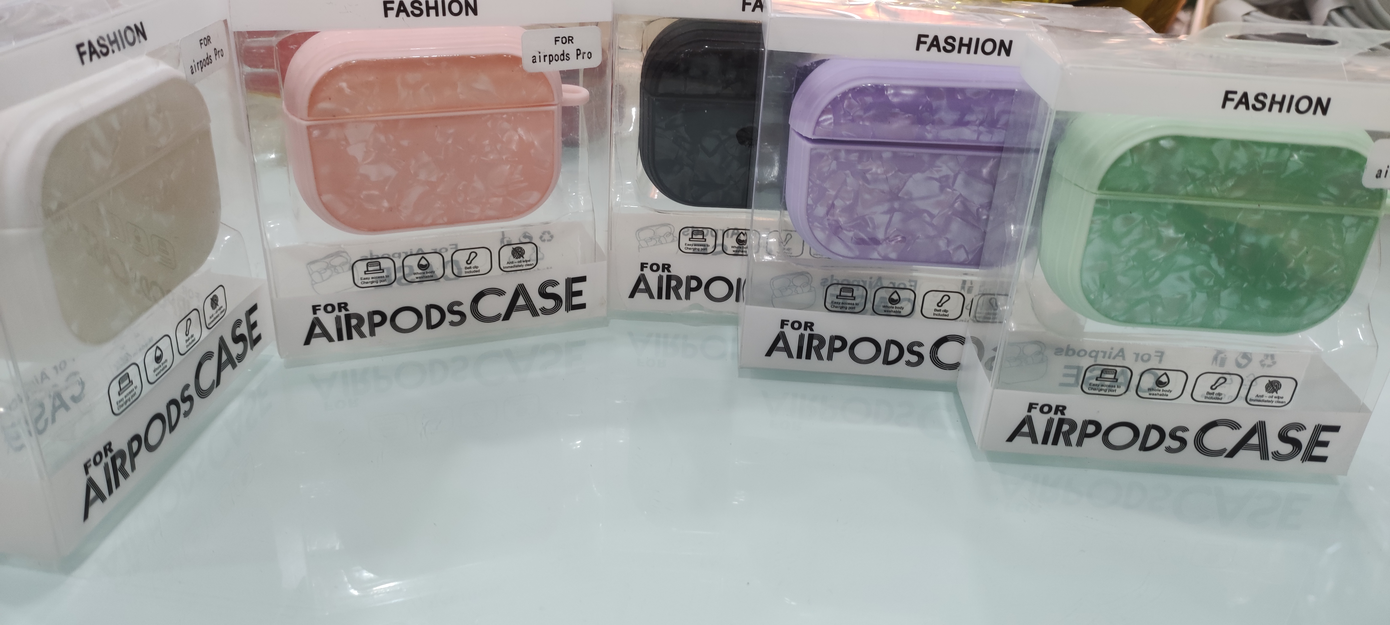 Ốp case cẩm vân đá cho dòng Airpods 3 và Airpods Pro - Hàng Chính Hãng