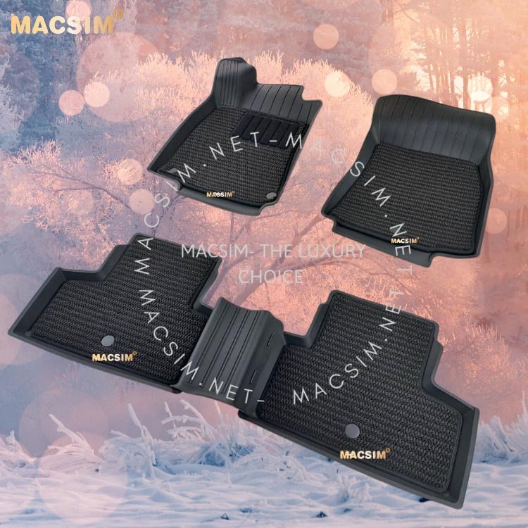 Thảm lót sàn ô tô 2 lớp cao cấp dành cho xe Mercedes Benz GLS 2020+ nhãn hiệu Macsim 3w